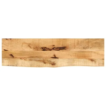 Tablero de mesa borde natural madera maciza mango 100x30x2,5 cm by , Table tops - Ref: Foro24-370336, Price: 64,49 €, Discoun...