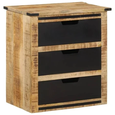 Aparador con 3 cajones madera maciza de mango 55x35x60 cm de , Aparadores - Ref: Foro24-374061, Precio: 161,86 €, Descuento: %