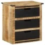 Aparador con 3 cajones madera maciza de mango 55x35x60 cm de , Aparadores - Ref: Foro24-374061, Precio: 161,86 €, Descuento: %