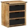 Aparador con 3 cajones madera maciza de mango 55x35x60 cm de , Aparadores - Ref: Foro24-374061, Precio: 161,86 €, Descuento: %