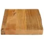 Tablero de mesa borde natural madera maciza mango 50x40x2,5 cm de , Tableros para mesas - Ref: Foro24-370535, Precio: 35,31 €...