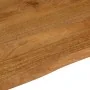 Tablero de mesa borde natural madera maciza mango 100x80x3,8 cm by , Table tops - Ref: Foro24-370604, Price: 150,40 €, Discou...
