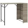 Juego de comedor de jardín plegable 5 pzas ratán PE gris claro de , Conjuntos de jardín - Ref: Foro24-365948, Precio: 168,71 ...