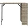Juego de comedor de jardín plegable 5 pzas ratán PE gris claro de , Conjuntos de jardín - Ref: Foro24-365948, Precio: 168,71 ...
