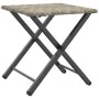 Juego de comedor de jardín plegable 5 pzas ratán PE gris claro de , Conjuntos de jardín - Ref: Foro24-365948, Precio: 168,71 ...