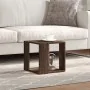 Mesa de centro madera de ingeniería marrón roble 32x32x30 cm de , Mesas de centro - Ref: Foro24-848149, Precio: 24,37 €, Desc...