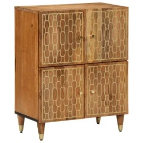 Armario auxiliar madera maciza de mango 60x33x75 cm by , Sideboards - Ref: Foro24-358310, Price: 149,98 €, Discount: %