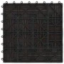 Baldosas de porche de WPC 30x30 cm 1 m² marrón oscuro 11 uds de , Suelos y moquetas - Ref: Foro24-45028, Precio: 68,80 €, Des...