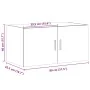 Armario de pared madera de ingeniería blanco 80x42,5x40 cm de , Aparadores - Ref: Foro24-846124, Precio: 64,77 €, Descuento: %