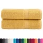Toallas de baño SOLUND 2 unidades dorado 100x150 cm 600 gsm de , Toallas - Ref: Foro24-137287, Precio: 39,25 €, Descuento: %