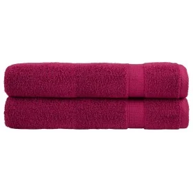 Toallas de sauna SOLUND 2 unidades burdeos 80x200 cm 600 gsm de , Toallas - Ref: Foro24-137218, Precio: 46,32 €, Descuento: %