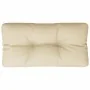 Cojín para palets de tela beige 70x40x12 cm de , Cojines para sillas y sofás - Ref: Foro24-360582, Precio: 20,32 €, Descuento: %