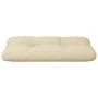 Cojín para palets de tela beige 70x40x12 cm de , Cojines para sillas y sofás - Ref: Foro24-360582, Precio: 20,32 €, Descuento: %