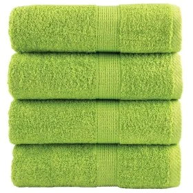 Toallas SOLUND 4 uds verde manzana 30x30 cm 600 gsm de , Toallas - Ref: Foro24-137492, Precio: 15,86 €, Descuento: %