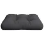 Cojín para sofá de palets de tela negro 60x61,5x10 cm de , Cojines para sillas y sofás - Ref: Foro24-360885, Precio: 18,38 €,...