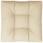 Cojín para sofá de palets beige 70x70x12 cm de , Cojines para sillas y sofás - Ref: Foro24-360472, Precio: 28,21 €, Descuento: %