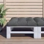 Cojín para sofá de palets de tela gris 80x80x12 cm de , Cojines para sillas y sofás - Ref: Foro24-360491, Precio: 38,26 €, De...