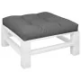 Cojín para sofá de palets de tela gris 80x80x12 cm de , Cojines para sillas y sofás - Ref: Foro24-360491, Precio: 38,26 €, De...