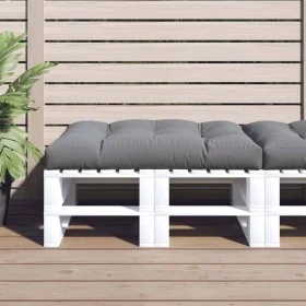 Cojín para sofá de palets de tela gris 120x80x12 cm de , Cojines para sillas y sofás - Ref: Foro24-360514, Precio: 51,00 €, D...
