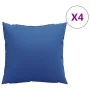 Cojines de sofá 4 unidades tela azul royal 60x60 cm de , Cojines para sillas y sofás - Ref: Foro24-360413, Precio: 52,57 €, D...