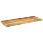 Tablero mesa rectangular madera maciza mango rugosa 70x20x3,8cm by , Table tops - Ref: Foro24-371358, Price: 25,60 €, Discoun...