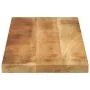 Tablero mesa rectangular madera maciza mango rugosa 70x20x3,8cm by , Table tops - Ref: Foro24-371358, Price: 25,60 €, Discoun...