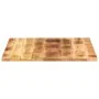 Tablero de mesa cuadrado madera mango rugosa 80x80x3,8 cm de , Tableros para mesas - Ref: Foro24-371415, Precio: 108,23 €, De...