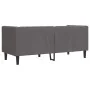Sofá Chesterfield de 2 plazas cuero artificial gris de , Sofás - Ref: Foro24-372662, Precio: 252,64 €, Descuento: %
