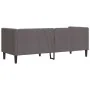 Sofá Chesterfield de 3 plazas cuero artificial gris by , Sofas - Ref: Foro24-372669, Price: 270,34 €, Discount: %