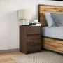 Mesita de noche con luces LED madera de ingeniería roble marrón by , Nightstands - Ref: Foro24-852018, Price: 62,81 €, Discou...