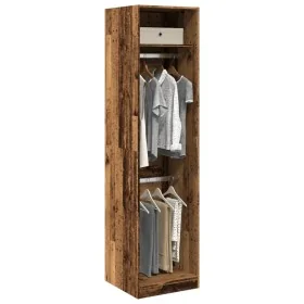 Armario de madera de ingeniería roble envejecido 50x50x200 cm de , Armarios roperos - Ref: Foro24-3307790, Precio: 143,57 €, ...