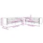 Set de sofás Chesterfield con cojines 2 piezas terciopelo rosa de , Sofás - Ref: Foro24-3209294, Precio: 630,64 €, Descuento: %