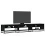 Mueble de TV madera de ingeniería negro 270x40x46 cm de , Muebles TV - Ref: Foro24-3300810, Precio: 155,46 €, Descuento: %