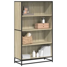 Estantería de madera de ingeniería roble Sonoma 80,5x35x139 cm de , Librerías y estanterías - Ref: Foro24-3300846, Precio: 11...
