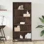 Estantería madera de ingeniería marrón roble 80,5x35x170,5 cm de , Librerías y estanterías - Ref: Foro24-3300859, Precio: 135...