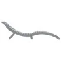 Tumbona de madera maciza de acacia gris 184x55x64 cm by , Loungers - Ref: Foro24-363279, Price: 159,79 €, Discount: %