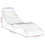 Tumbona de madera maciza de acacia gris 184x55x64 cm by , Loungers - Ref: Foro24-363279, Price: 159,79 €, Discount: %