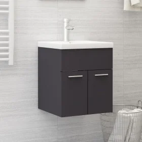 Mueble con lavabo madera de ingeniería gris de , Muebles de baño - Ref: Foro24-3071263, Precio: 151,98 €, Descuento: %