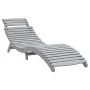 Tumbonas 2 unidades madera maciza acacia gris 184x55x64 cm de , Tumbonas - Ref: Foro24-3155468, Precio: 309,01 €, Descuento: %