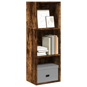 Estantería madera de ingeniería roble ahumado 40x30x114 cm by , Bookcases and shelves - Ref: Foro24-857871, Price: 44,98 €, D...