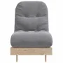 Futón sofá cama con colchón madera maciza de pino 60x206x11 cm de , Futones - Ref: Foro24-846746, Precio: 153,32 €, Descuento: %