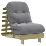 Futón sofá cama con colchón madera impregnada pino 60x206x11 cm de , Futones - Ref: Foro24-846750, Precio: 164,62 €, Descuent...