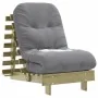 Futón sofá cama con colchón madera impregnada pino 60x206x11 cm de , Futones - Ref: Foro24-846750, Precio: 164,62 €, Descuent...