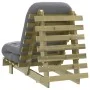 Futón sofá cama con colchón madera impregnada pino 60x206x11 cm de , Futones - Ref: Foro24-846750, Precio: 164,62 €, Descuent...