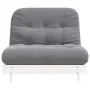 Futón sofá cama con colchón madera maciza blanco 100x206x11 cm de , Futones - Ref: Foro24-846767, Precio: 243,63 €, Descuento: %