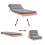 Futón sofá cama con colchón madera maciza Douglas 80x206x11 cm de , Futones - Ref: Foro24-846759, Precio: 190,89 €, Descuento: %