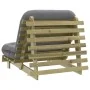 Futón sofá cama con colchón madera impregnada pino 90x206x11 cm de , Futones - Ref: Foro24-846765, Precio: 206,39 €, Descuent...