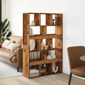 Separador de ambientes madera envejecida 100x33x156,5 cm by , Bookcases and shelves - Ref: Foro24-3309535, Price: 160,71 €, D...