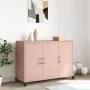 Aparador de acero rosa 100,5x39x72 cm by , Sideboards - Ref: Foro24-846681, Price: 190,60 €, Discount: %