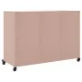 Aparador de acero rosa 100,5x39x72 cm by , Sideboards - Ref: Foro24-846681, Price: 190,60 €, Discount: %